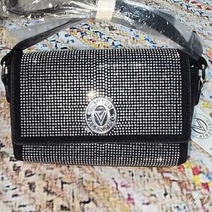 Valentino Orlandi Black and Silver Women's Bag